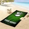 Name Custom Defensa y Justicia Print Beach Towel, Large Soft Quick Dry Towel for Beach Camping Swimming