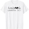 Future Grandpa 2027 Heartbeat Baby Announcement Surprise T-Shirt