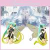 Vibrant Hatsune Miku Figure 12cm Stunning Anime Doll With Racing Butterfly Design
