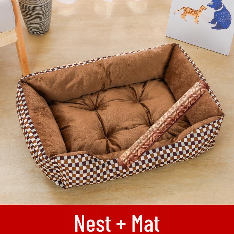 Winter Warm Pet Bed: All-Season Dog & Cat Nest Mat