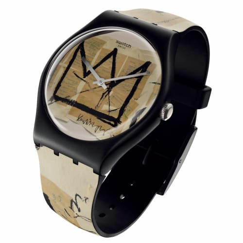 Swatch UNTITLED BY JEAN-MICHEL BASQUIAT NEW GENT SUOZ355 Watch
