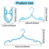 BUYYES 5/10pcs Portable Folding Hanger Plastic Clotheslinger Travel Space Saving Multifunctional Hanger for Suitcase Backpack