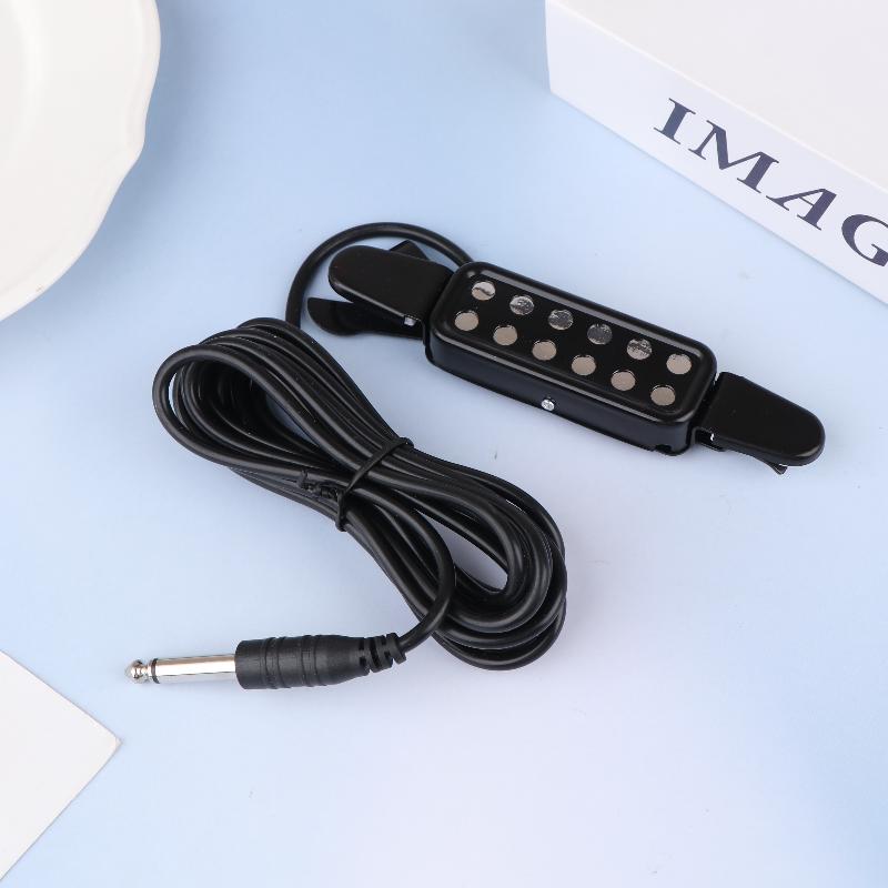 Guitar Pickup Acoustic Guitar Sound Hole Pickup Magnetic With Audio Cable Tone Volume Controller Guitar Parts Accessories
