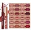 2-piece Lip Liner and Lip Gloss Combination Waterproof Long-lasting Velvet Nude Sexy Non-stick Matte Lipstick Lip Liner