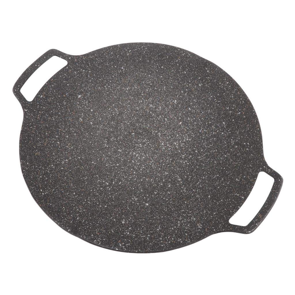 Korean BBQ Plate Barbecue Grill Non Stick Circular Frying Pan for Home Outdoor Stove
