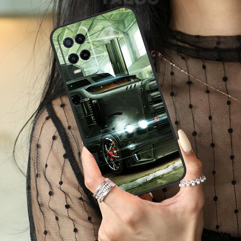 Cool Heavy Truck Car Case For Oppo A78 A98 A18 A38 A58 A60 A80 A40 A96 A76 A16 A94 A74 A54 A15 A17 A57 A77 A5 Pro
