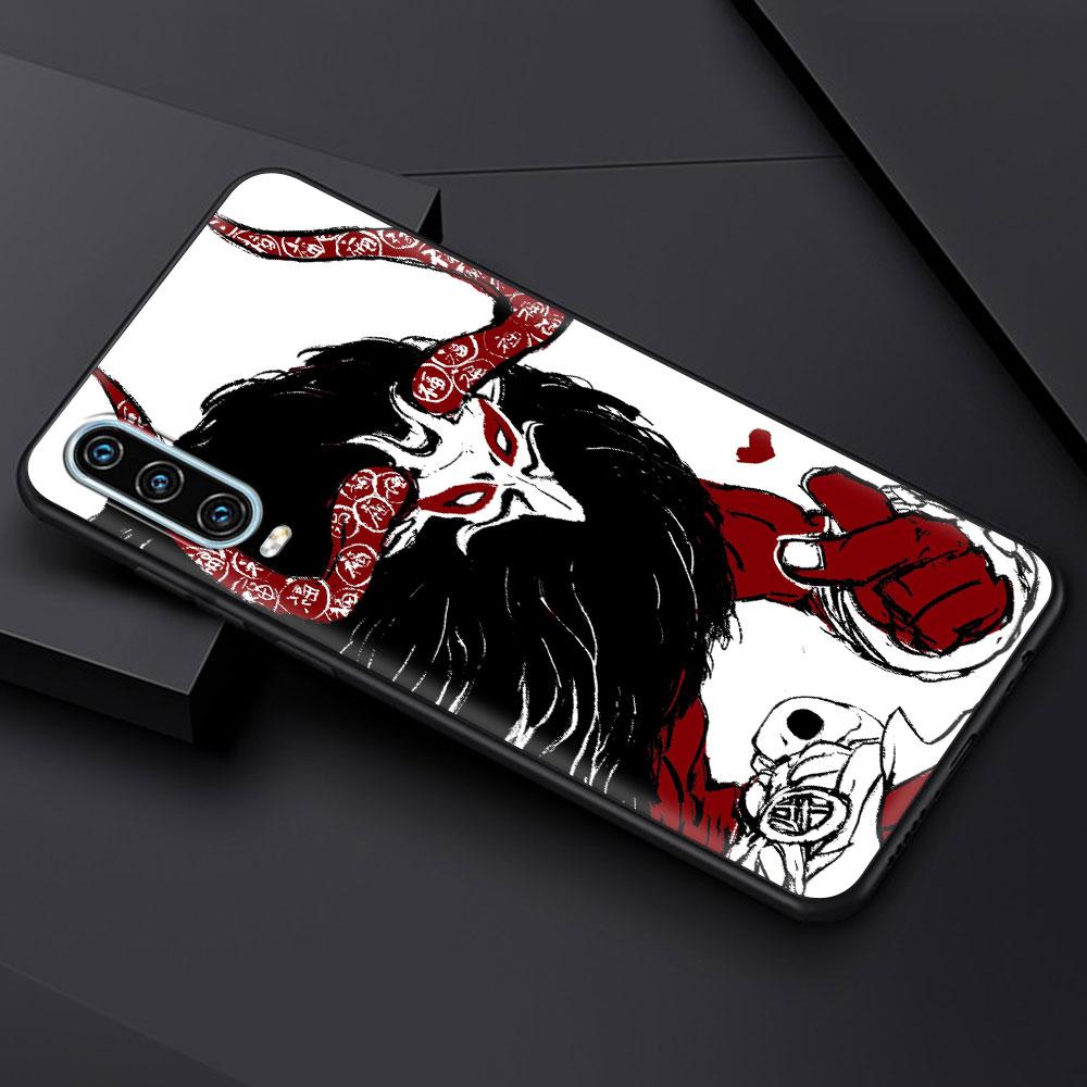 Genshin impact black and white Phone Case For Huawei P30 Lite P50 Pro P20 P40 Lite E P Smart Z 2021 Y7 Y9 2019 Y6p Y9s Y7a Cover