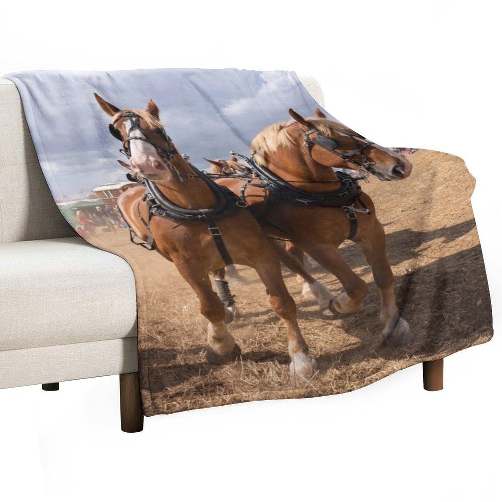 Belgian Beauties Throw Blanket Loose Fashion Sofas Bed linens Sofas Blankets 30x40in