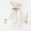 Baby Romper Jumpsuit Cotton Long Sleeve Hooded Rabbit Onesie Autumn Outwear