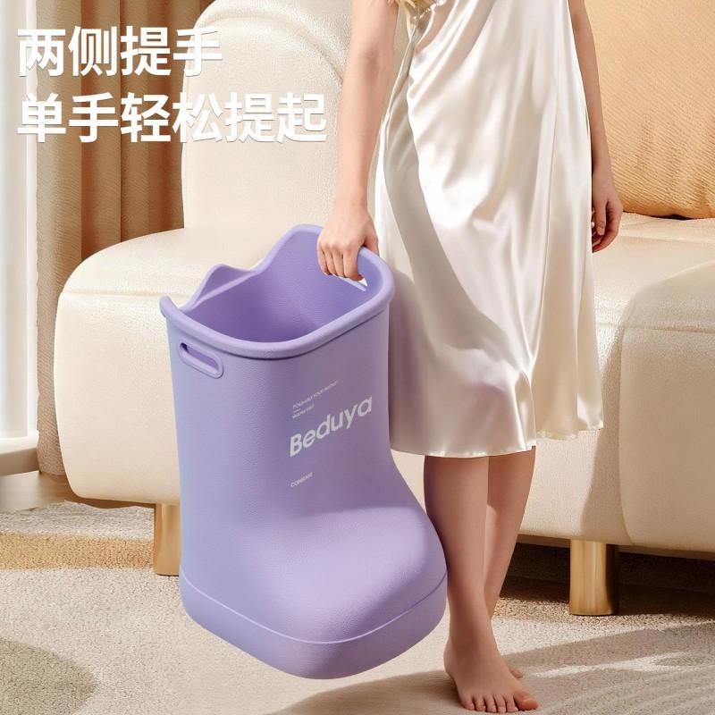 Foot bucket boots over calf knee foot washing adult high water level foot bath constant temperature bucket