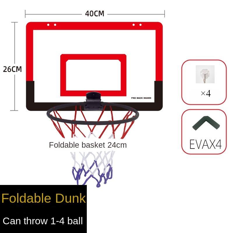 

Складная баскетбольная стойка 24 см/9,4 дюйма, домашняя баскетбольная стойка для помещений, настенная баскетбольная стойка без красный