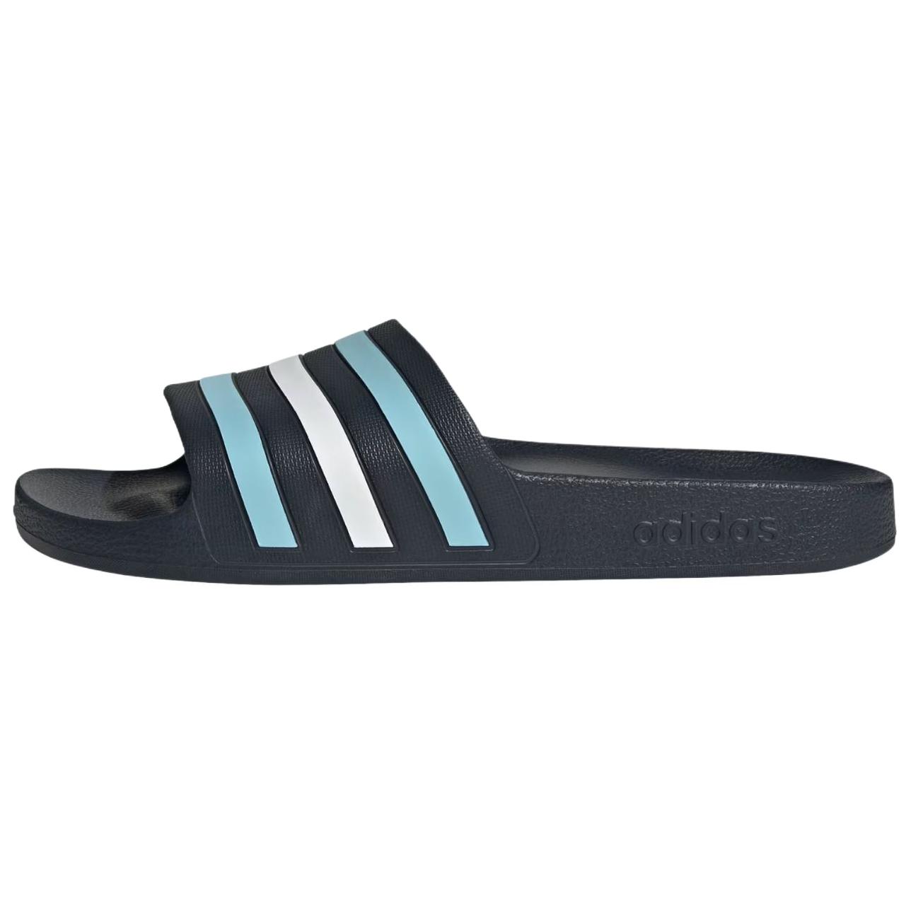 Adidas Adilette Aqua Comfortable Quick-Dry Slide Sandals Unisex Footwear Blue White HQ2452 40½