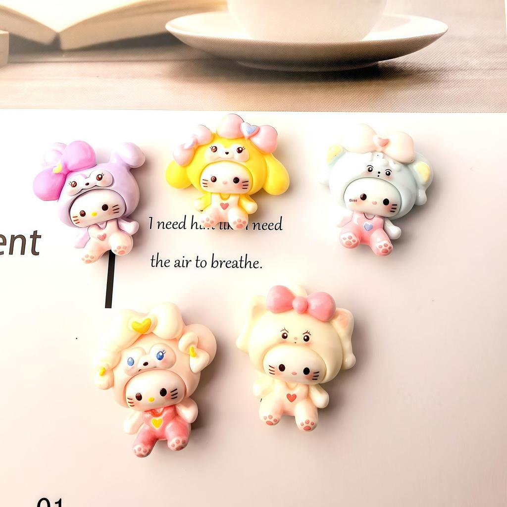 DIY Cartoon Resin Accessories: Dress-Up KT Cream Glue for Phone Cases, Hair Clips, Shoe Buckles, and Magnets
