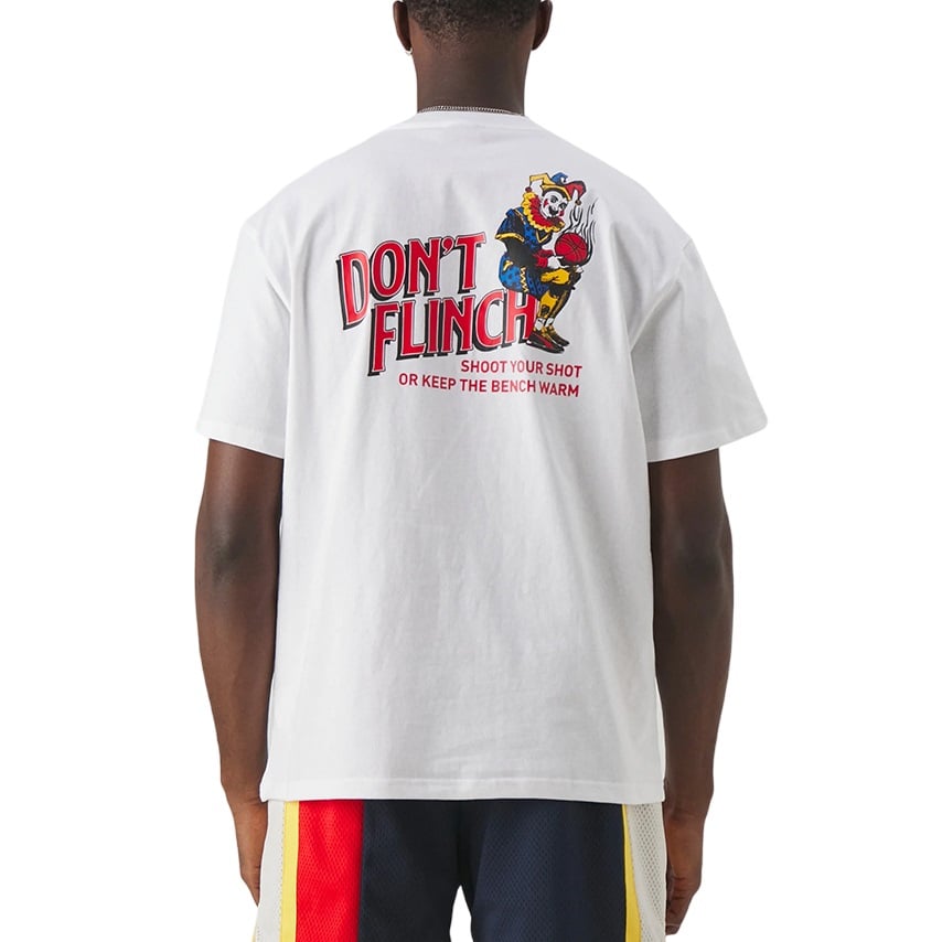 Puma Basketball Series Letter Print Crew Neck Pullover Comfortable Casual Short Sleeve T-Shirt Men T-Shirts White 624748-01