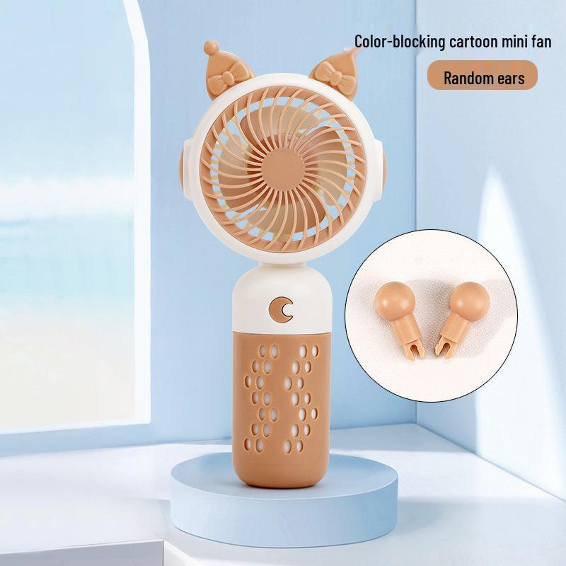 Rechargeable Mini USB Desk Fan: Portable, Strong Wind Handheld Electric Fan