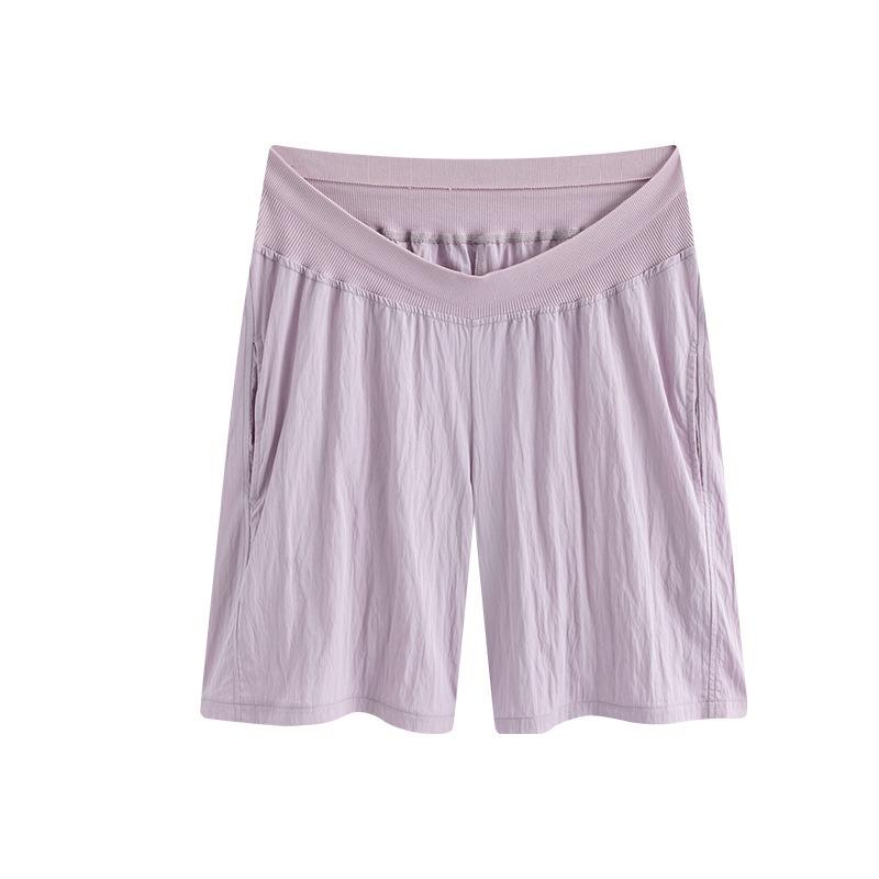 Maternity shorts loose summer thin large size low waist casual shorts Park Pu clothing maternity pants shorts