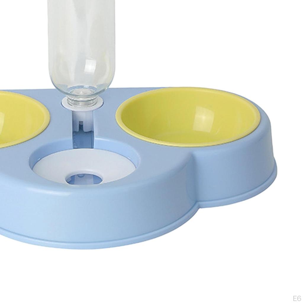 cat and dog Automatic Gravity Waterer Big Capacity with Detachable Double Bowls for Travel