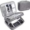Travel Cable Accessories Bag Waterproof Double Layer Electronics Organizer Portable Storage Case for Cable, Cord, Charger, Phone, Adapter, Power Bank