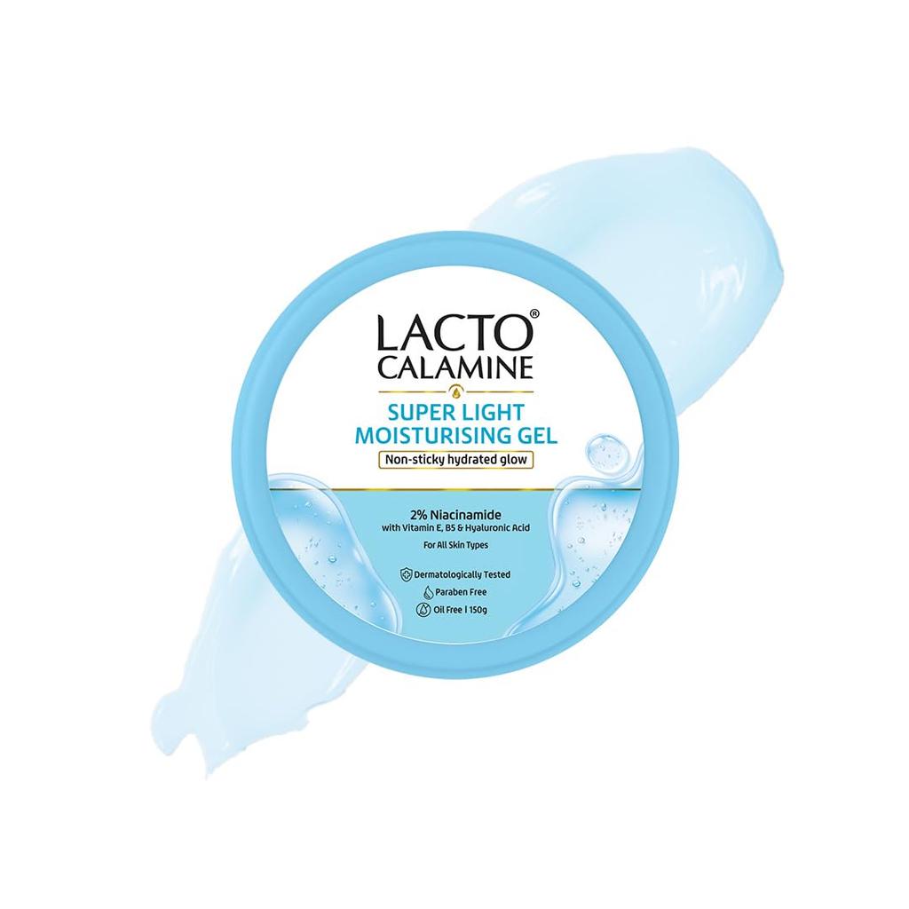 Lacto Calamine Super Light Moisturizer Face 150g Hydrating Non-Sticky Daily Cream for Oily Skin Glow