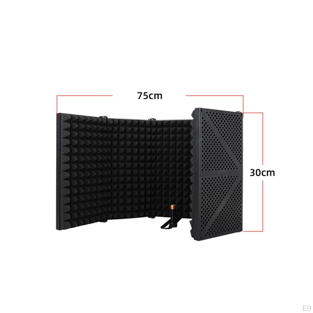 Mic Shield Studio Recording Professional Filter Vocal 5 Panel Acoustic Microphone
