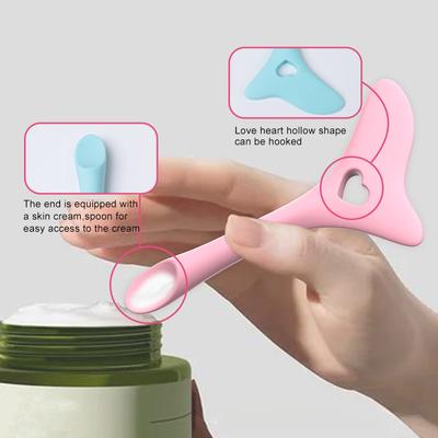 Set di applicatori per mascara con stencil per eyeliner alato, strumento di guida per eyeliner in silicone riutilizzabile per il trucco degli occhi