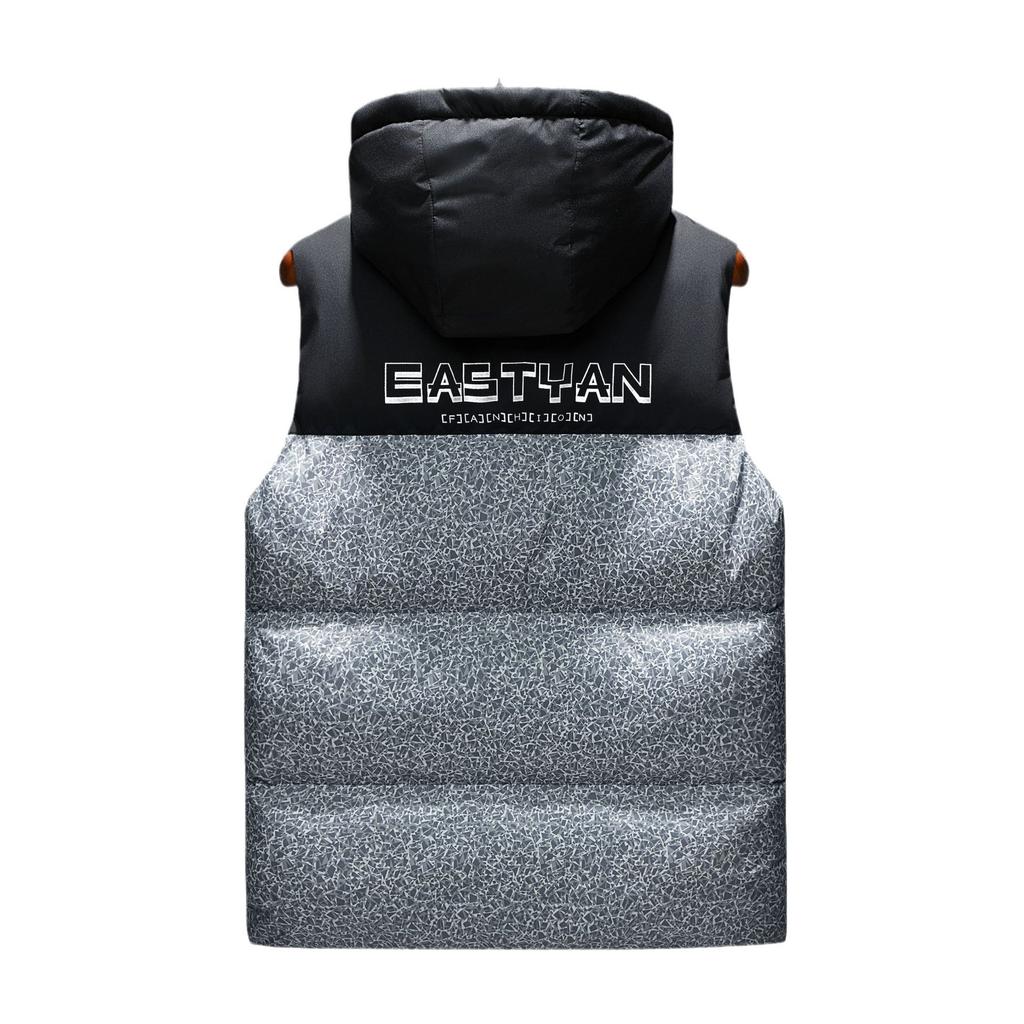 Quality Vest Men's Vest Fat Guy Loose Vest Outdoor Casual Feather Rong Cotton Vest Tide JOOM