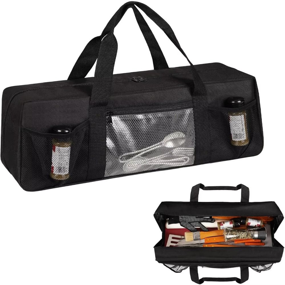 Large Capacity Grill Tool Organizer BBQ Tool Storage Bag  BBQ Accessories Storage