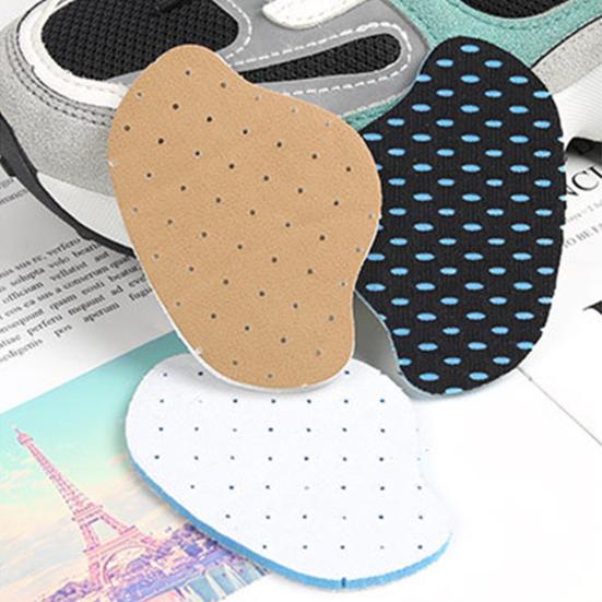 2Pcs Heel Pad Wear-resistant High Elasticity Breathable Soft Touch Comfortable Foot Care Tool Emulsion Heel Cushion Pads Insoles for Running