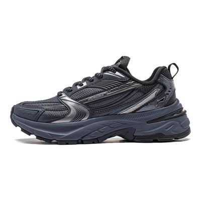 Li Ning Aurora 2K V2 Cushioning Slip Resistant Abrasion Resistant Support Low Top Casual Shoes Women's Black Gray AGCU026-2