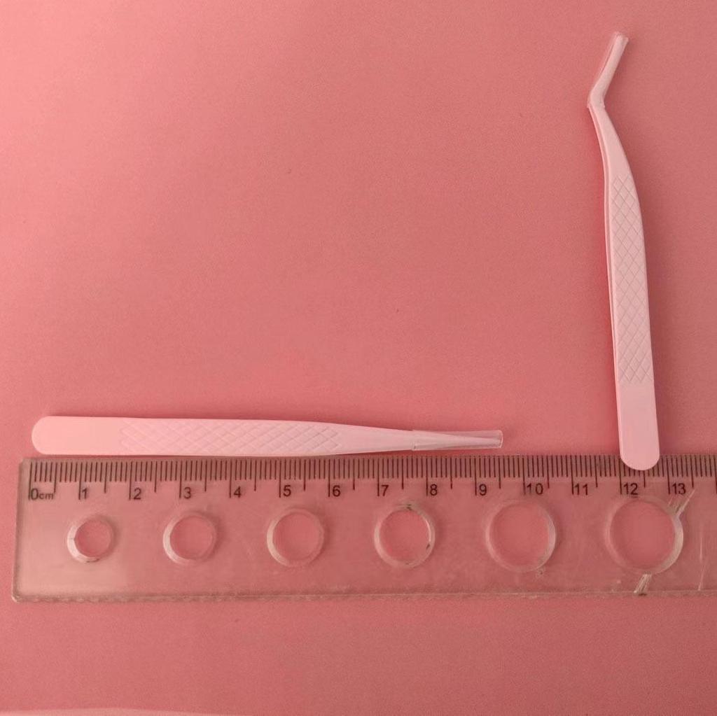 Golden Feather Eyelash Extension Tweezers – Precision Tools for Eyelash Technicians