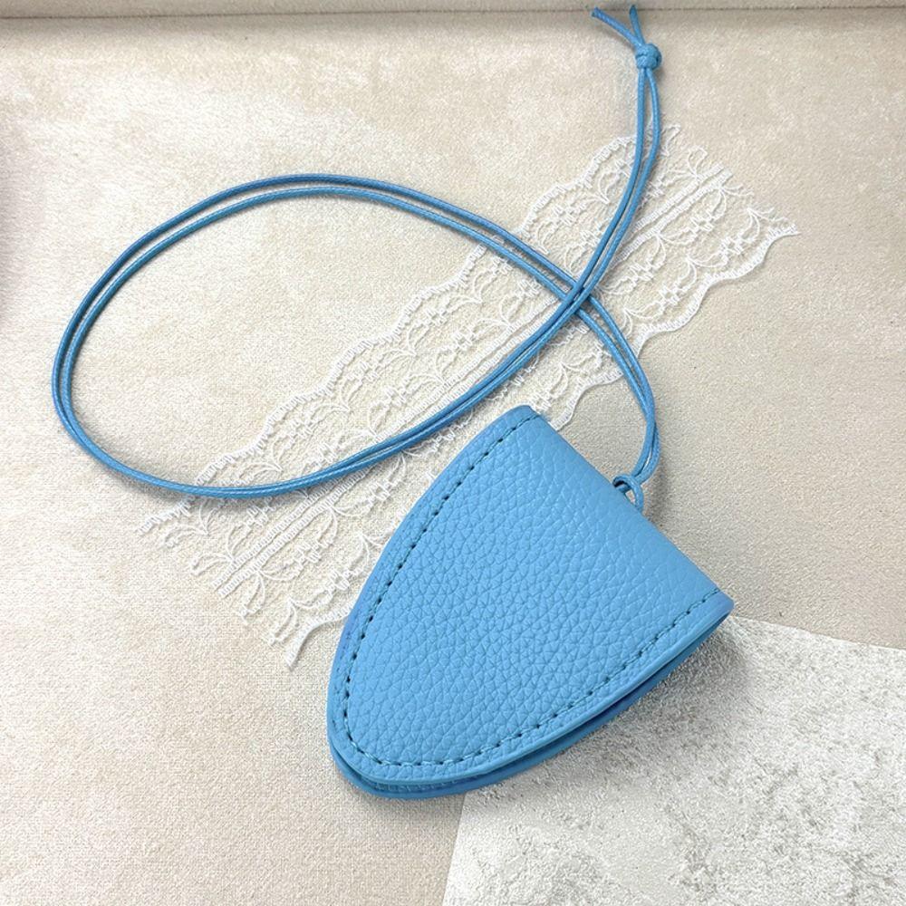 Hanging Neck Sunglasses Pendant Clip PU Leather Neck Hanging Glasses Chain Portable Glasses Clip