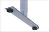 Metal Desk (table) Frame with Electric Height Adjustment, Electric PRATO 01-2T/A GRAY