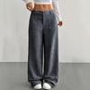 Europäisch Amerikanische Lockere Weitbeinige Damen Freizeithose mit Taschen