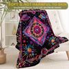 Galaxy mandala blanket cosmic pattern psychedelic art space design boho decor soft throw spiritual home textile vibrant tapestry