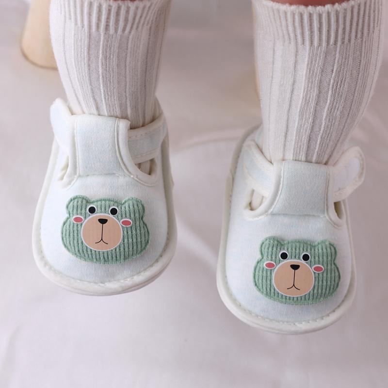 Newborn 2024Spring New Soft Sole Baby Shoes Prewalker Flat Soles Baby Cloth Shoes Fashionable Cute Single Shoes Flats Kids Shoes