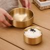 Korean 304 Stainless Steel Rice Bowl Double Layer Anti-Scalding Soup Noodles Bowls Salad Fruit Bowl Kitchen Tableware