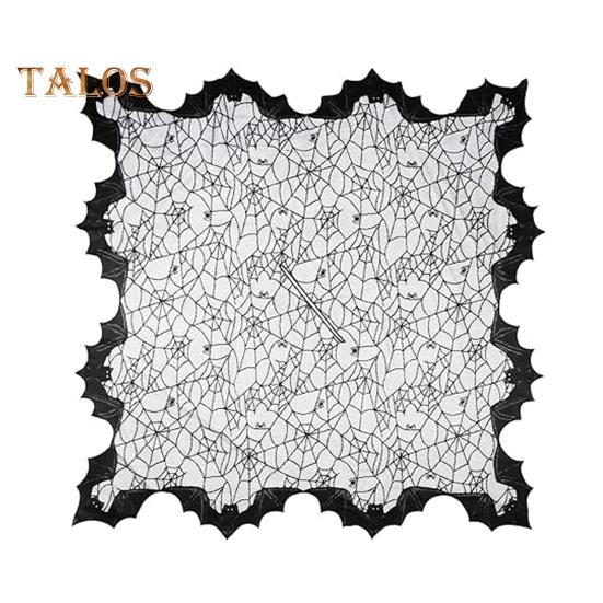 

Хэллоуин шаль паутина дизайн вышивка кружево готический ведьма накидка костюм вечеринка косплей маскарад дьявол пасхальный карнавал ткань чёрный