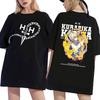 Anime Hunter X Hunter Kurapika Tee Tops Men Women S Loose Short Sleeves Tshirts Loose Couple