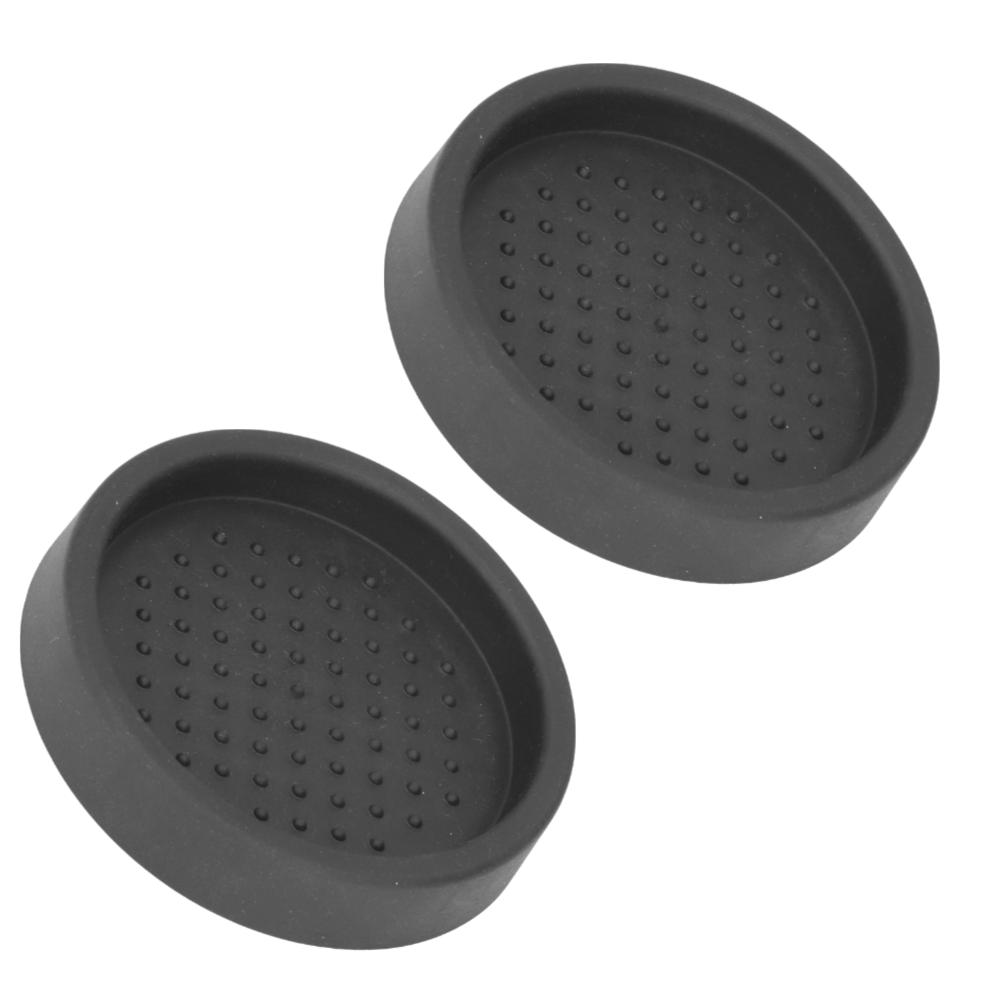 2pcs set Round Round Tamper Mat Compact Espresso Tamping Mat Small Silicone Tamper Mat  For Cafe