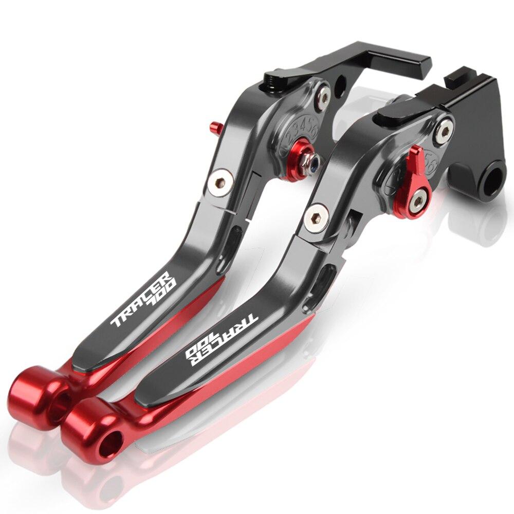 Motocyklová spojková brzdová páka CNC výsuvné nastavitelné skládací páky PRO YAMAHA TRACER700 TRACER 700 2016 2017