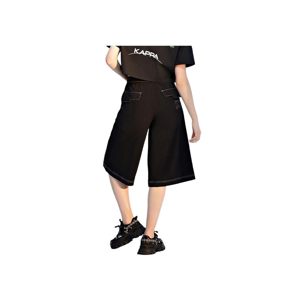 Kappa Printed Woven Casual Shorts Women shorts Black K0C42DY01F-990