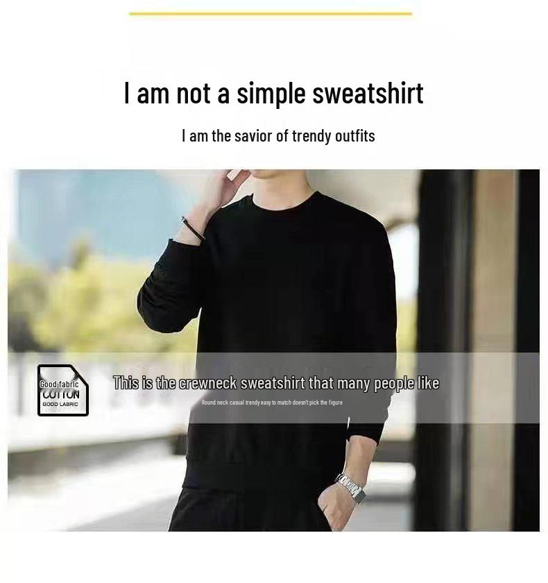 Men's Korean Style Solid Fleece Zip-Up Hoodie - Autumn/Winter Casual Sports Cardigan