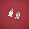Sterling Silver Fish Pendant Charm for Wealth & Fortune - Handmade DIY Bracelet/Necklace Accessory