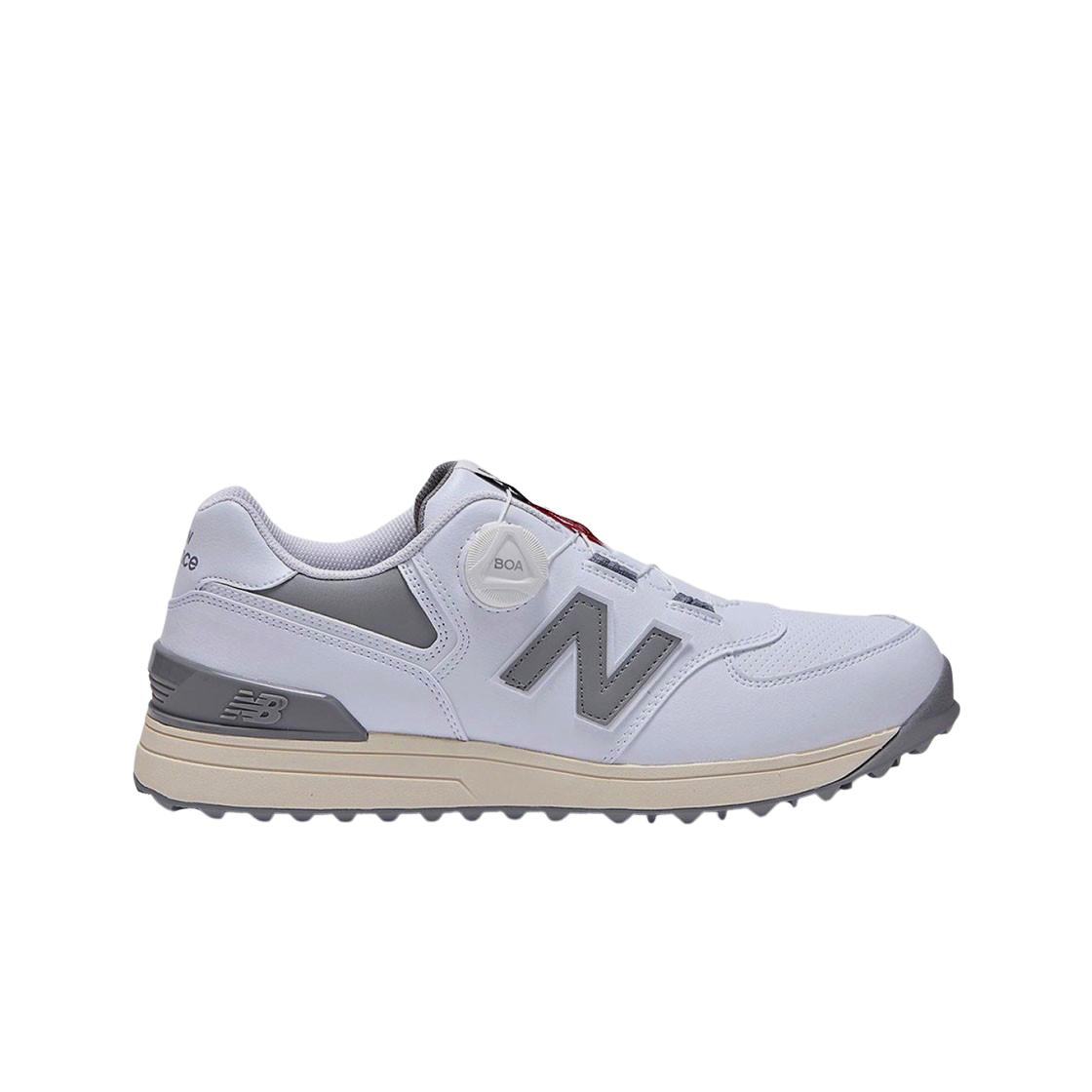 

Мужские кроссовки New Balance 574v3 Golf White Grey 2E Wide UGBS574C