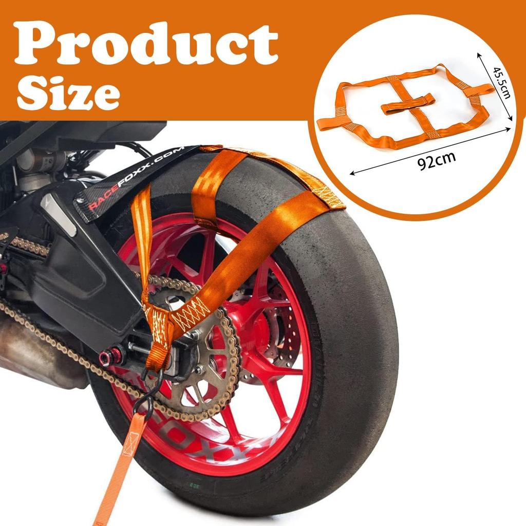 Motorcycle Tire Wheel Tires/Tires/Rear Wheel Lashing Belt Motorcycle Tire Bundle Safety Belt for Loading