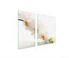 GLAS-KOCHFELD-SCHUTZPLATTE 90x52 ORCHIDEE