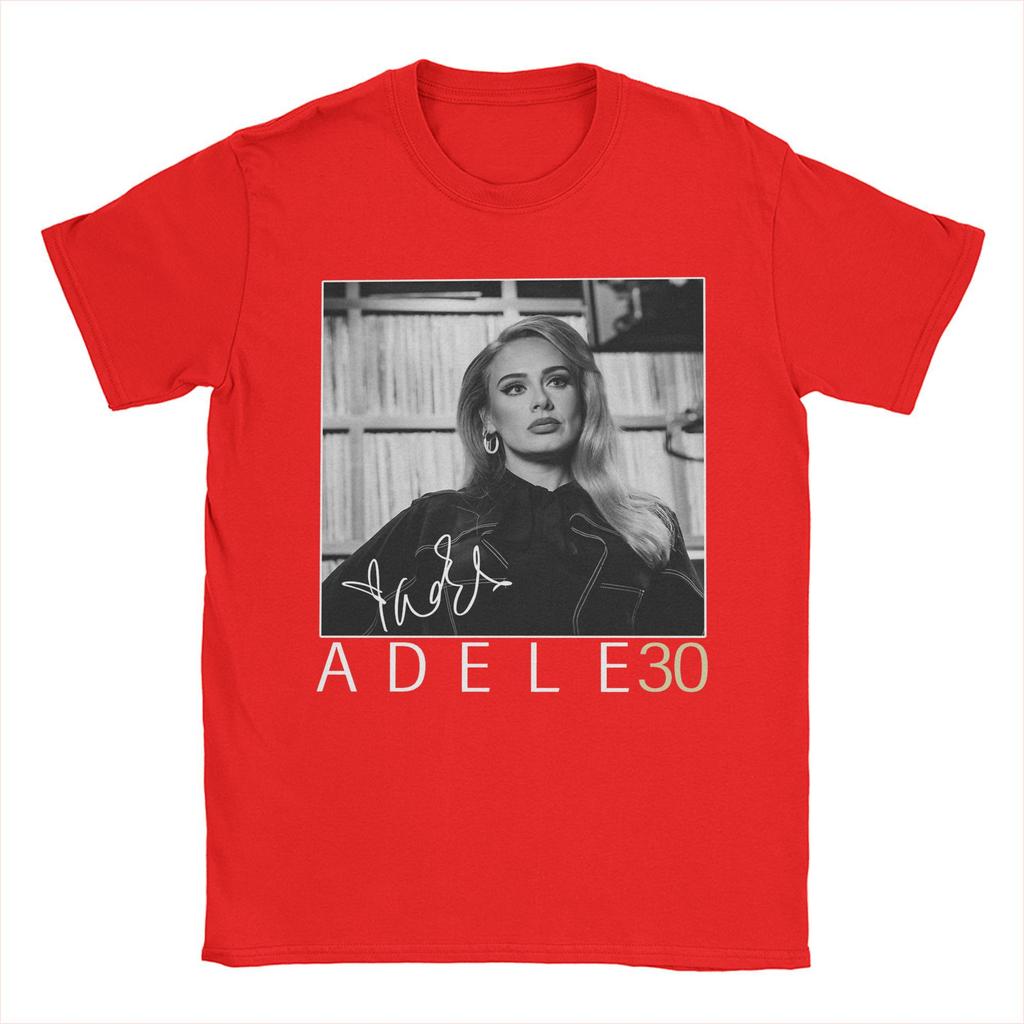 T-shirt anniversario Adele novità per uomo girocollo 100% cotone t-shirt manica corta maglietta 4XL 5XL top