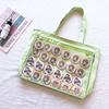 New Japanese canvas single-sided pain bag baby bag shoulder portable armpit bag bar pain doll animation two-dimensional bag