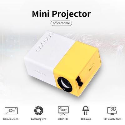25W 1080P Malé Video Vybavení Mini Projektor s Vysokým Rozlišením Domácí Kino LED Přenosný Projektor