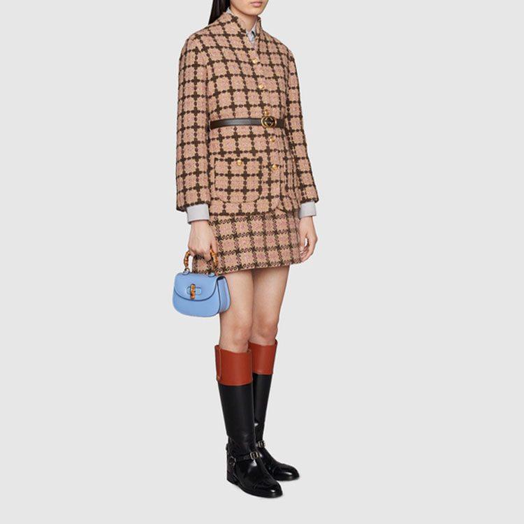 GUCCI Casual Short Skirts Women's Pink 677554-ZAHD6-5150